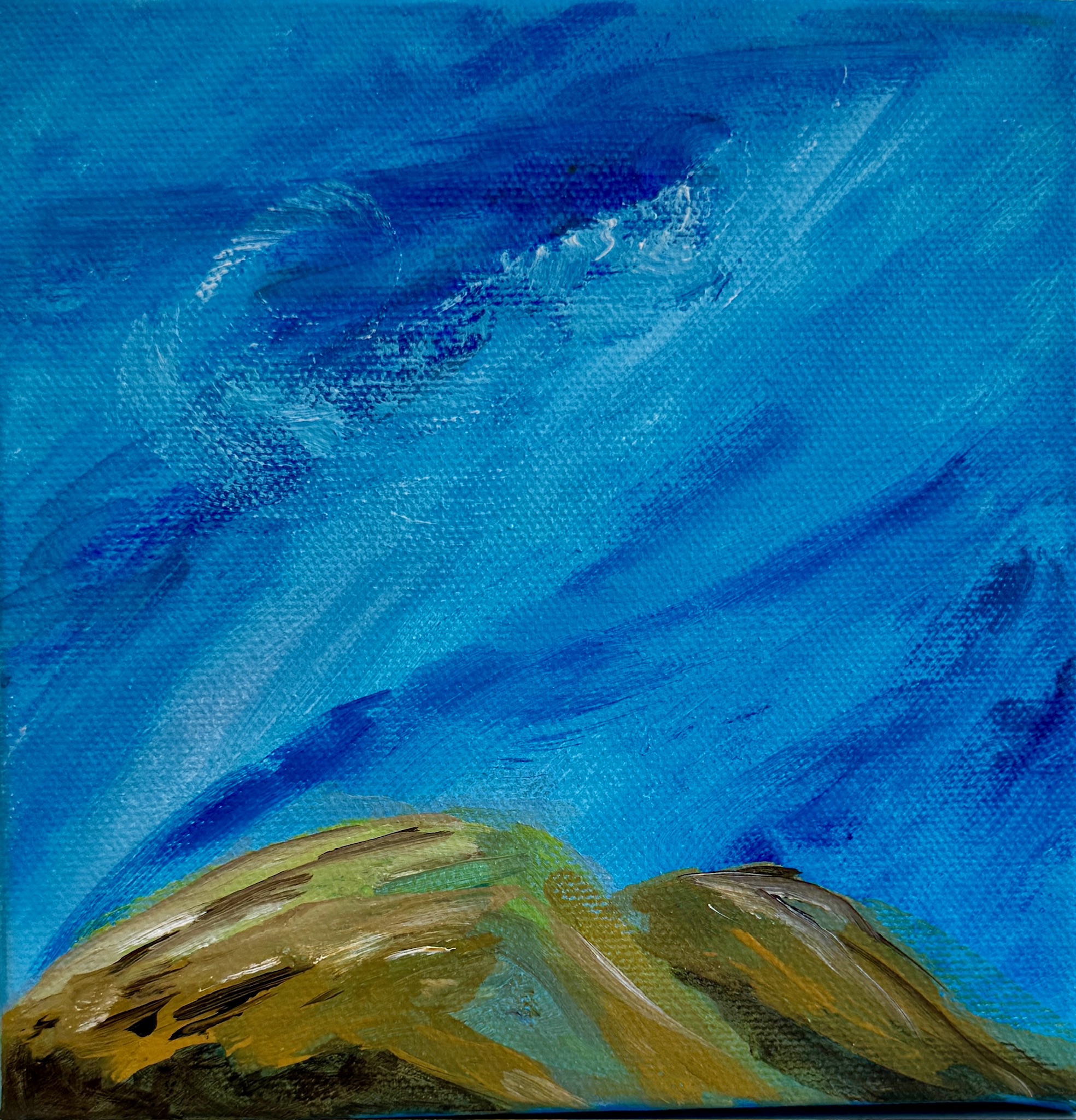 acrylic painting on canvas